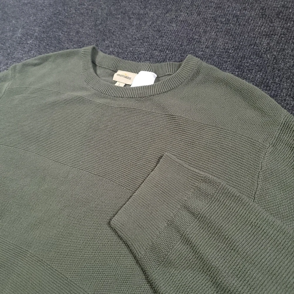 Adventuridge Men's Base‎ Layer Top Green Size L Thermal Knit Shirt